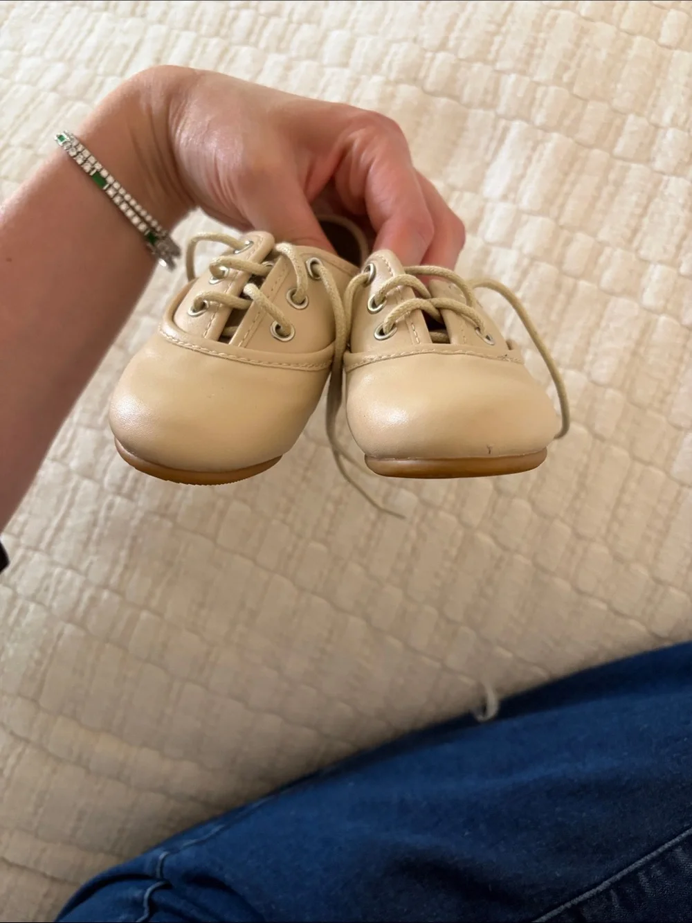 Zeebra patent leather nude toddler lace up shoes